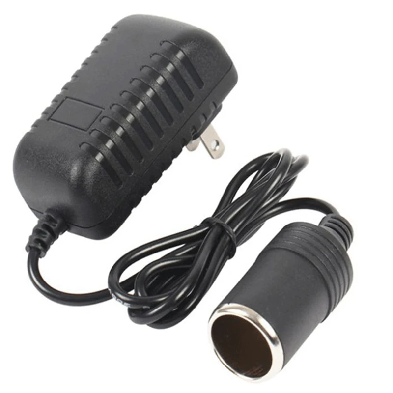 

220V to 12V Cigarette Lighter Socket Adapter Converter Parts Portable Car new