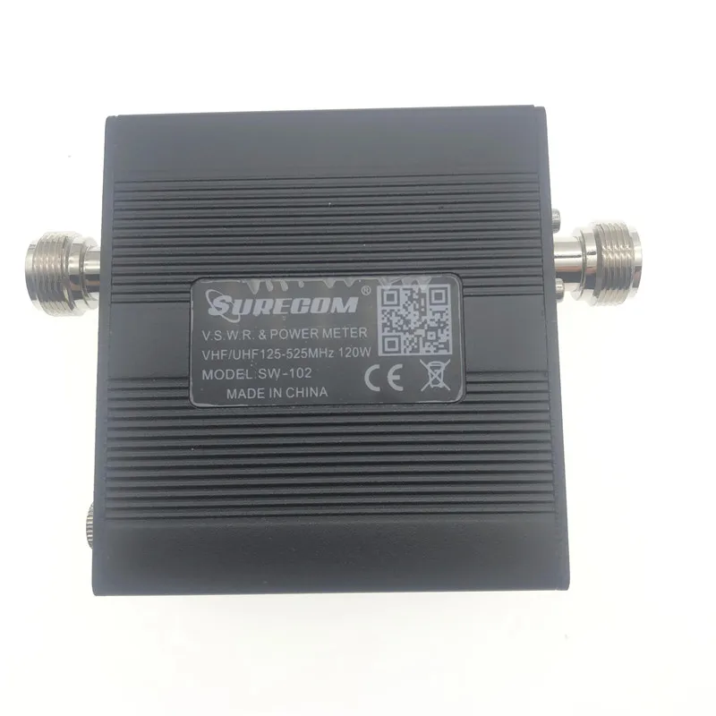 1 шт. обновленная версия Surecom Φ 125-525 МГц VHF/UHF Антенна Power & SWR Meter + SW-102 SMA-M connector не