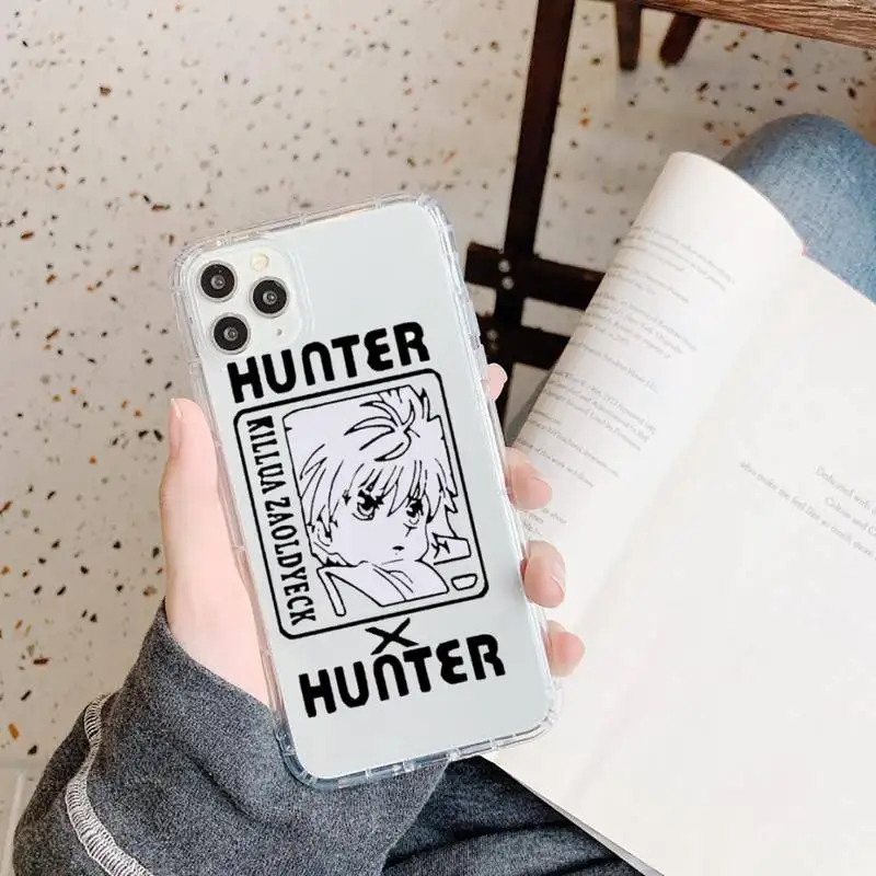 

Hunter X Killua Zoldyck Anime Phone Case Transparent soft For iphone 5 5s 5c se 6 6s 7 8 11 12 plus mini x xs xr pro max