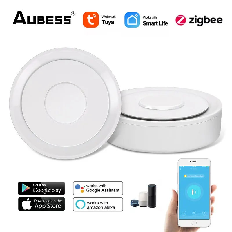 

AUBESS Tuya ZigBee Smart Gateway Hub Smart Home Bridge Smart Life APP Wireless Remote Controller Works with Alexa Google Home