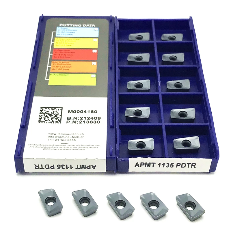 APKT1003 PDTR LT30 фрезерные Токарные инструменты карбидная вставка для токарного