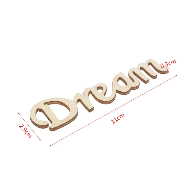 Надпись мечты деревянная подвесная вывеска наклейка на стену украшение для дома