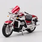 118 масштаб bburago Triumph Rocket 3 Trident cruiser moto rcycle Diecast и игрушечные машинки игрушечный дорожный велосипед родстер мото велосипед дети мальчик