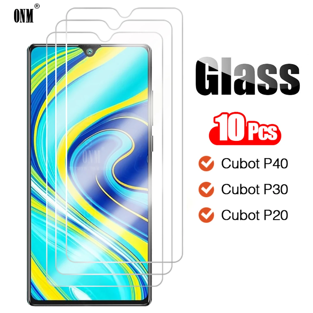 10 шт. закаленное стекло CUBOT для P40 P30 P20 Защитная пленка экрана P20|Защитные стёкла и