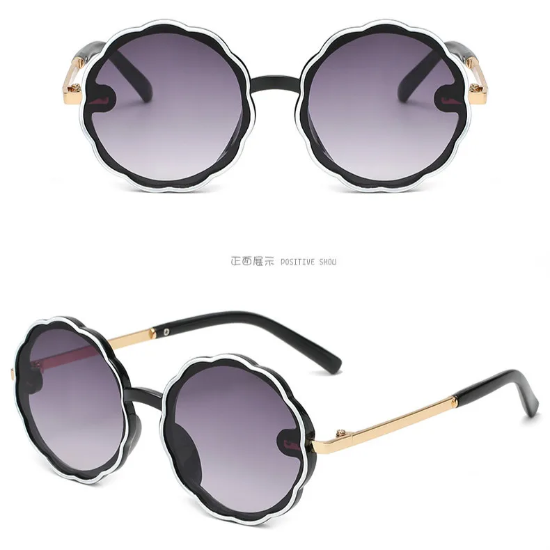 

New Fashion Korean Lace Children Sunglasses Cute Baby Wild Sunglasses Women Anti-purple Line Kid Glasses