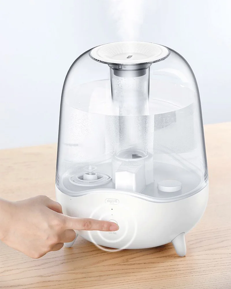Xiaomi DEERMA 5L увлажнитель воздуха бытовой мини очиститель воздуха прозрачный резервуар для воды офисный спальня бесшумный увлажнитель