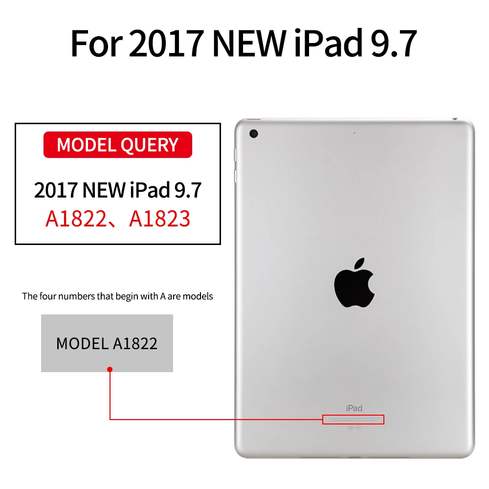 Чехол для ipad 9 7 дюйма 2018 защитный чехол 6-го поколения A1893/A1822/A1823/A1954 | Компьютеры и