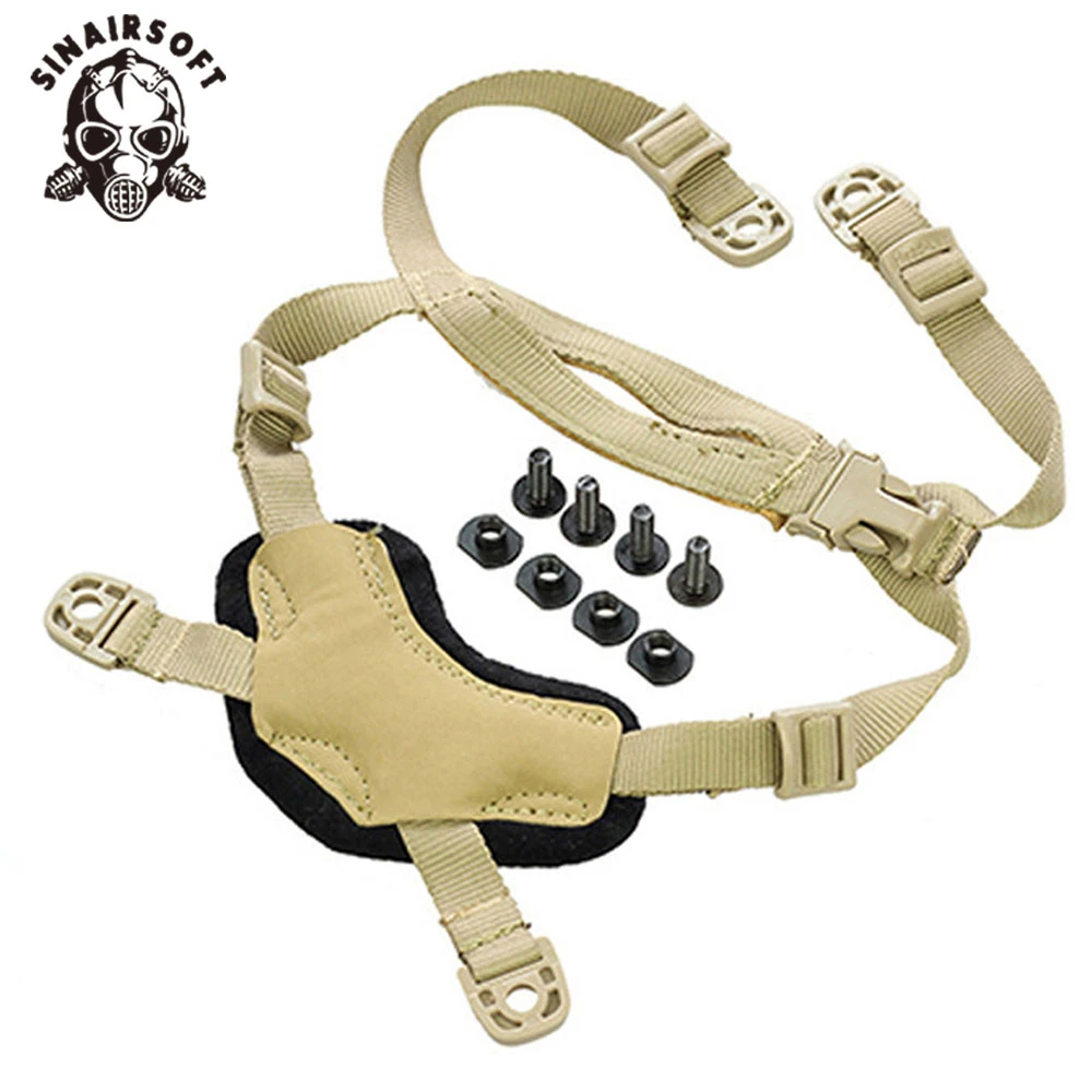 СИНАРСОФТ Тактический шлем общего назначения с подвеской X-Nape и регулируемым ремнем для охоты, стрельбы и военных действий.