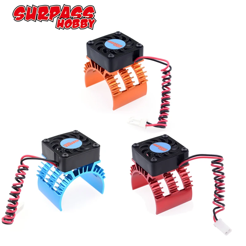 

SURPASS HOBBY 7014 Motor Heat Sink With 21000RPM Cooling Fan for 1/10 HSP RC Car Modified 540 550 3650 3660 3670 3674 Series