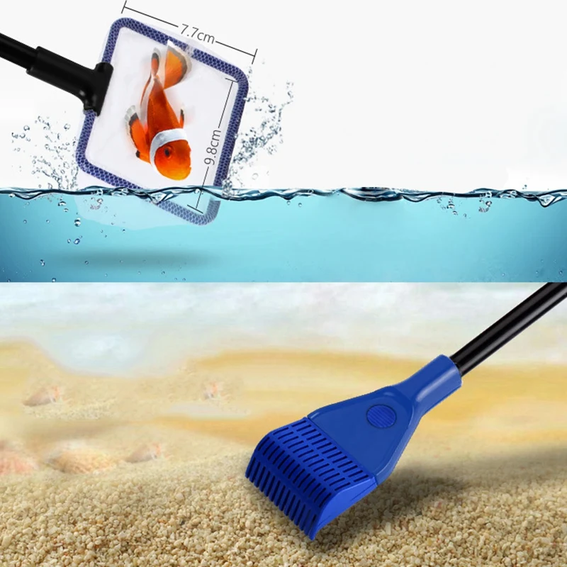 LONDA 6 в 1 многофункциональный инструмент для очистки аквариума/аквариума скребок