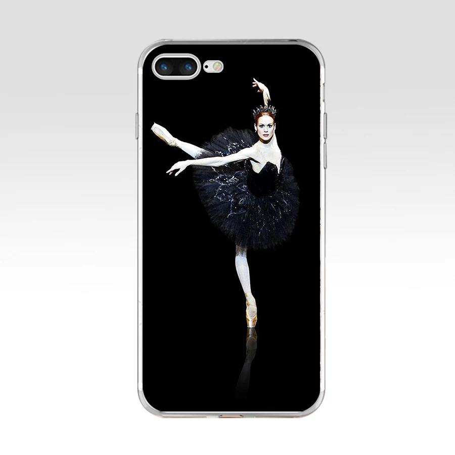 Мягкий силиконовый чехол из ТПУ с изображением Танцующей Балерины 199FG для Apple iPhone5