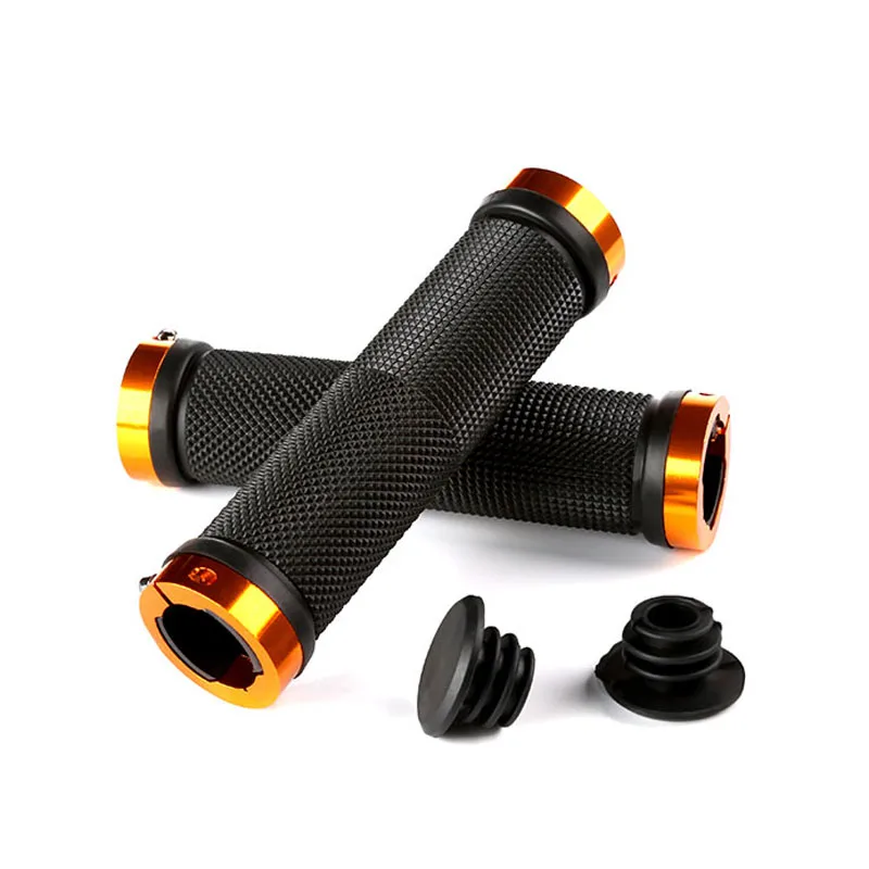 

Cycling Mountain Bike Bicycle Grips Handlebar Handle Bar Grips End LOCK-ON Bike Grips Bicycle Accesorries