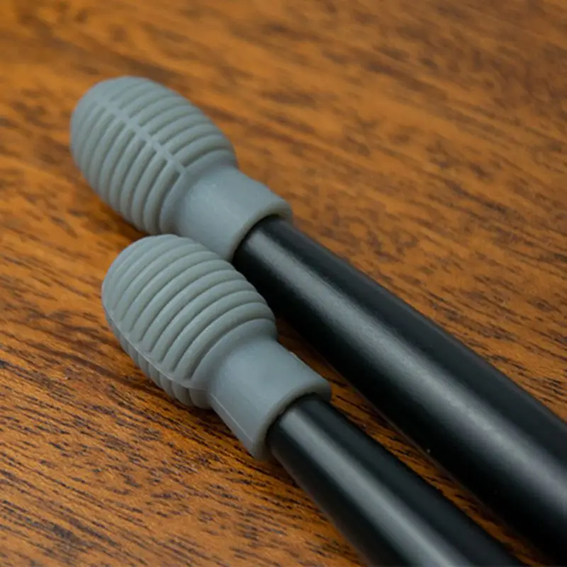 

4pcs Silicone Drum Stick Head Rubber Sleeve Drumstick Mute Dampener Drum Silent Practice Tips Percussion Accessory