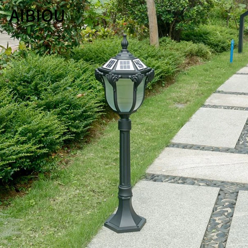 

Aibiou Solar Lamp Outdoor With Remote Control Garden Lights Hotel Garden Road Path Deco Lighting Street Lamp