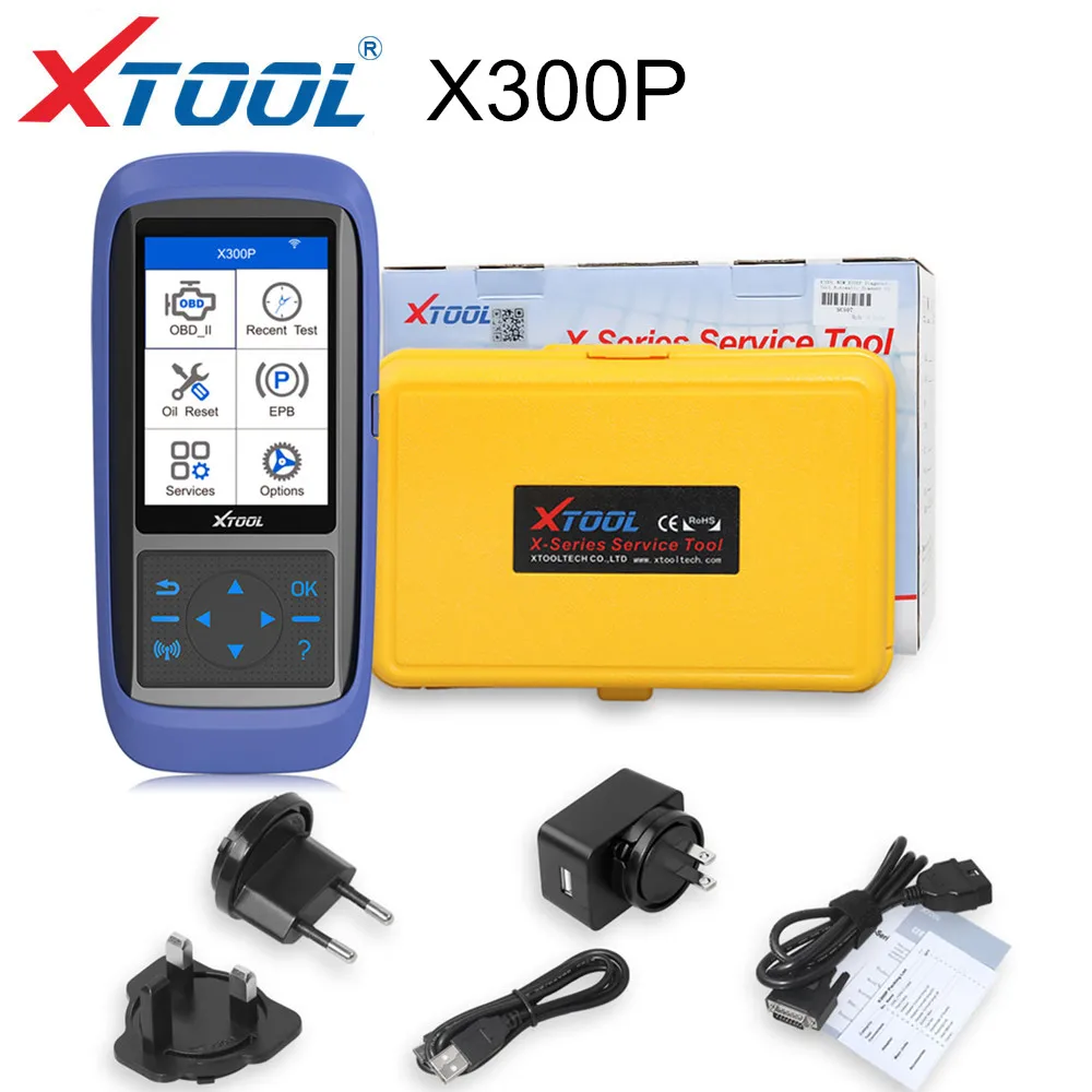 Диагностический инструмент для двигателя XTOOL X300P сканер автомобиля с 16