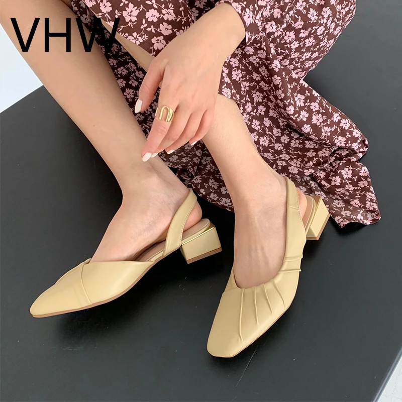 

Women Sandals 2021 New Summer Elegant Square Mid Heel Pumps Fashion Ankle Strap Shoes Vintage Casual Female Sandals