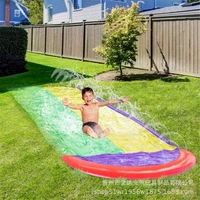 summer gift outdoor water slide lawn water slides for children summer surfboard patio toy grass sprinkler pad kid waterslide toy