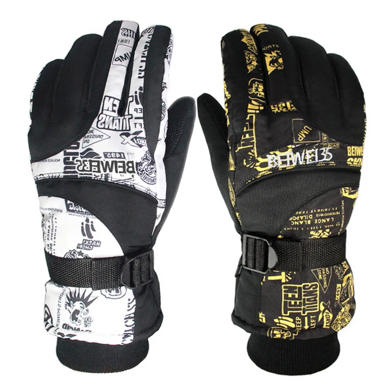 

Winter Warm Windproof Ski Gloves Outdoor Sports Comfortable Men or Women Snowboard Gloves or Skiing Gloves