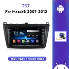 Android автомобильный мультимедийный видеоплеер для Mazda 6 2007 2008 - 2012 GPS навигация GPS радио с видеорегистратор заднего Камера без 2 Дина DVD