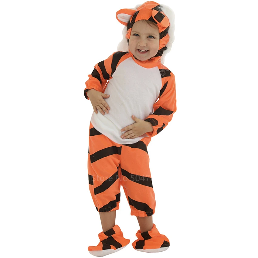 

Kigurumi Tiger Lion Cosplay Hooded Children Flannel Halloween Costume for Kids Boy Girl Animal Pajamas Cap Jumpsuit Shoes Suit