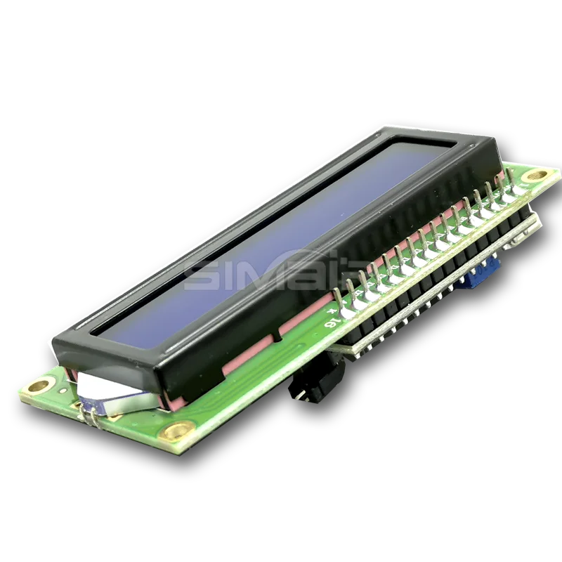 1602 Russian Cyrillic SPLC780C 5V Blue Yellow Gray 16x2 Charcter Module Screen IIC Display I2C LCD | Электронные компоненты и