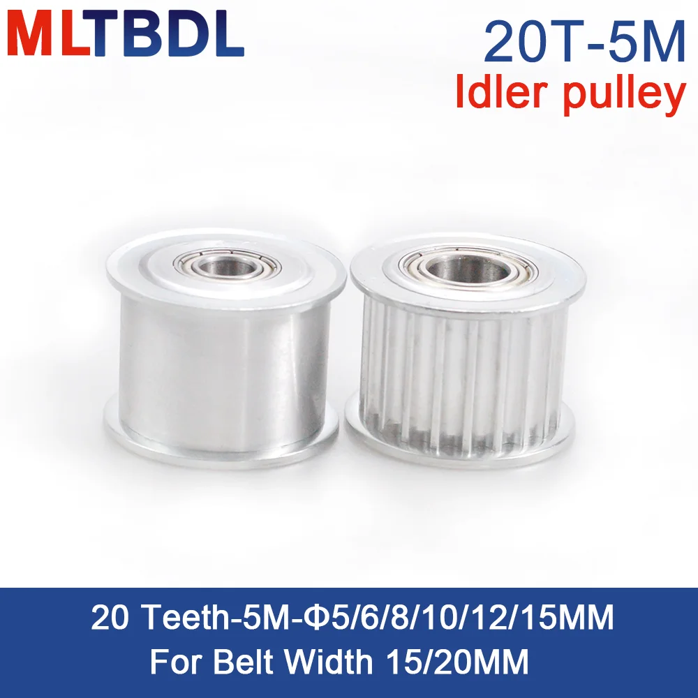 1 шт. 20 Зубы 5 м натяжного ролика колеса Диаметр 5/6/8/10/12/15 мм с роликовой