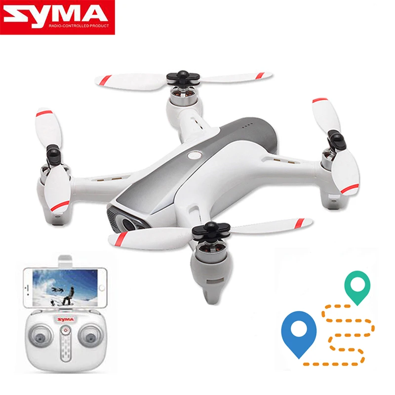 SYMA W1 gps Дрон с 1080P HD камерой RC 5G WiFi FPV Регулируемый режим следования за мной жесты
