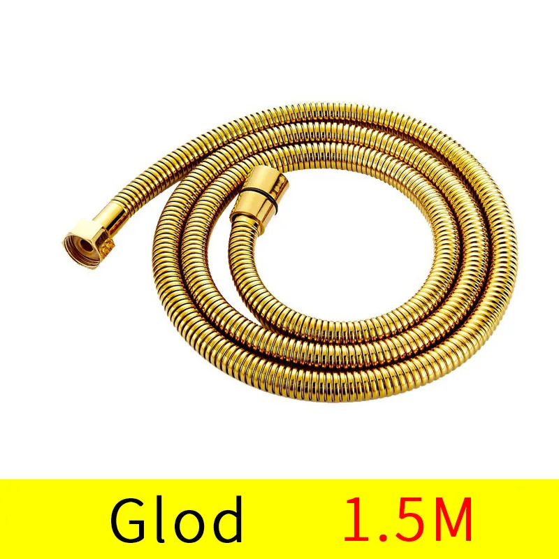 Хромированный полированный шланг для душа 150 см G1/2 аксессуары ванной гибкий из
