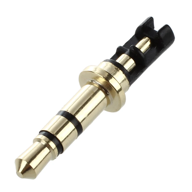 10 Pcs 3.5mm 3 Pole Male Soldering Repair Headphone o Jack Plug Gold Tone | Электроника