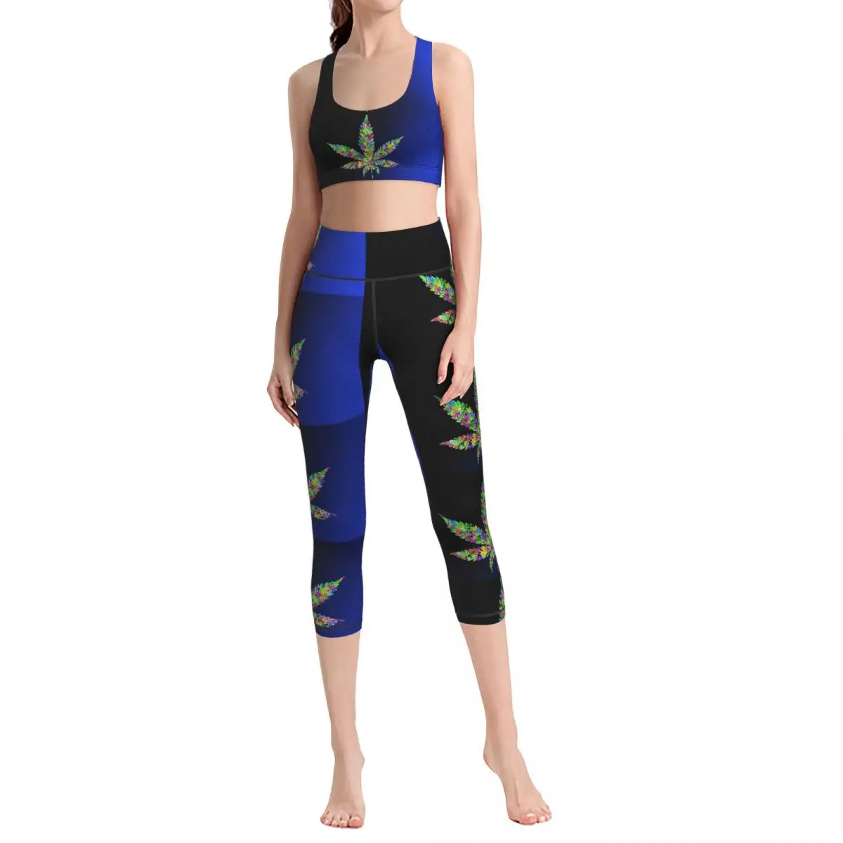 

Women Sport Bras Yoga Shirt Fitness Running Vest Underwear Padded Bra Crop Baroco Style Bright-colored Sports vest suit