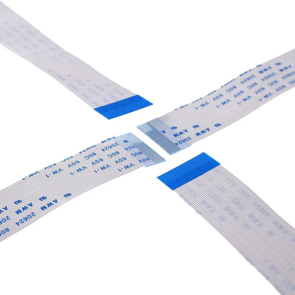 

100pcs FPC FFC Flexible Flat Cable 33 PIN 0.5 mm pitch Step Same Side Length Type A Length 100 200 250 mm ZIF TFT LCD