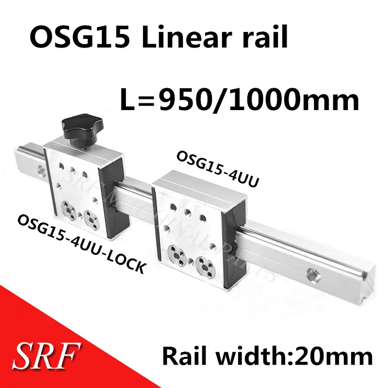 Высокоскоростной линейный направляющий ролик Рельс линейной направляющей 1 шт.