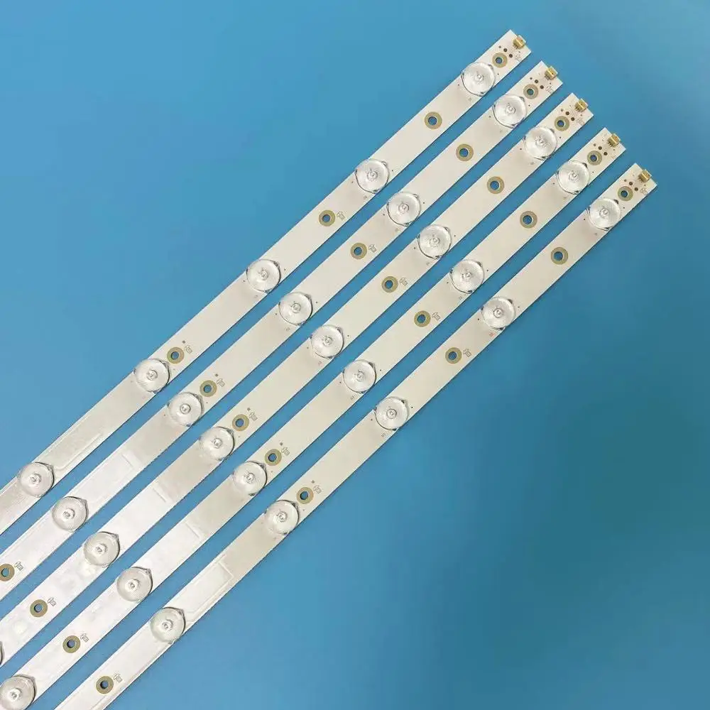 

5pcs LED Strip 12leds LB43014 V0_00 for Philips 43" TV 43PUS6551 TPT430U3 EQLSJA.G 43PUS6501 43PUS6101 43PUS6201 43PUS7202