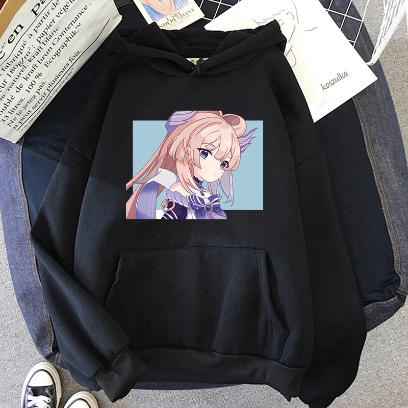 

Sangonomiya Kokomi Hoodies Genshin Impact Fuuny Cartoon Kawaii Boy Kibitsu Mikoto And Carrot Harajuku Winter Women Sweatshirt