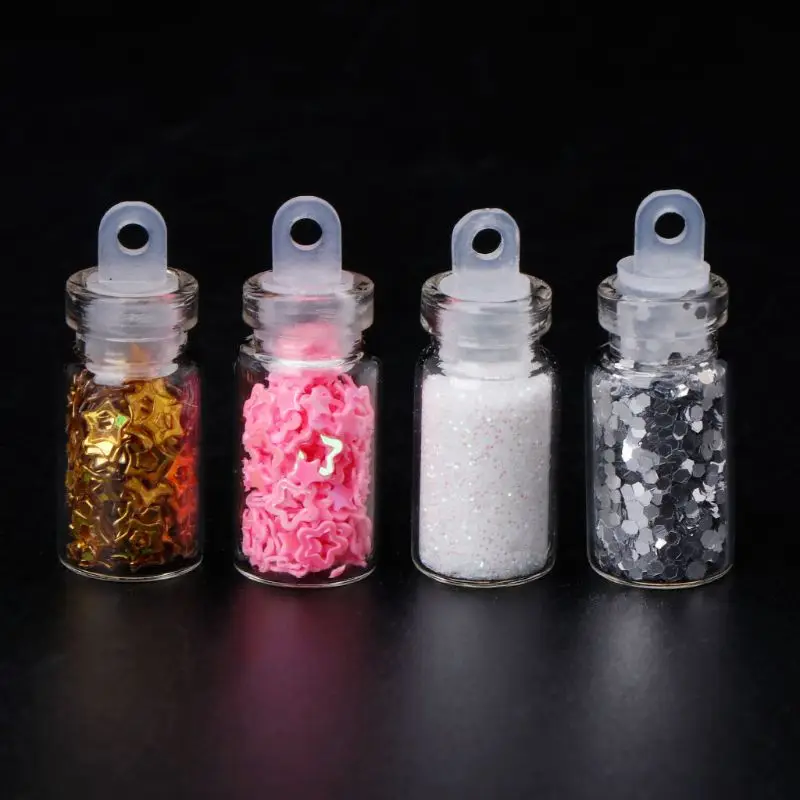 12 шт. Блестящий наполнитель прозрачная пушистая полимерная фотоподвеска Лизун