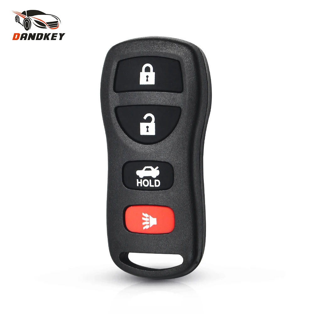 Dandkey удаленного Ключи fob KBRASTU15 4 кнопки для Nissan Altima Максима 350Z Armada 2004 2005 2006 2007 2008 2009