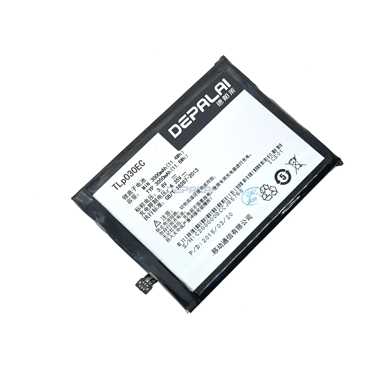 Аккумулятор TLP030EC 3050 мАч для телефона TCL 3S M3G / UMI EMAX Mini 4G LTE Snapdragon 615 Octa Core 5 0 &quotFHD