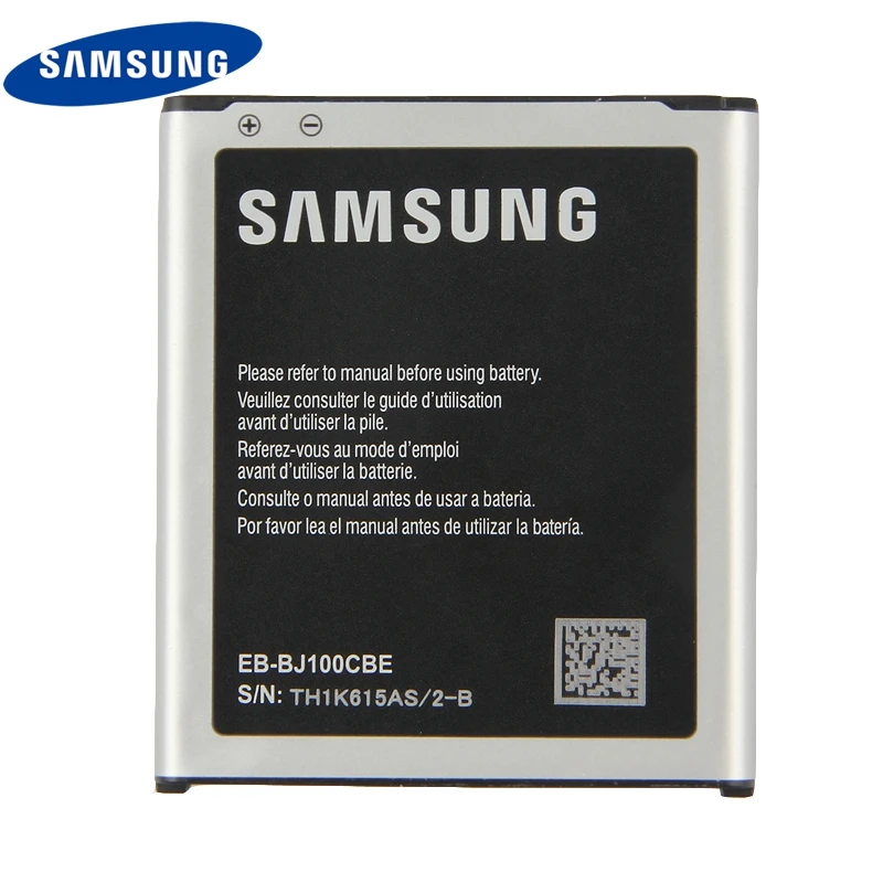 Оригинальная Аккумуляторная батарея Samsung внешняя аккумуляторная для Galaxy J1 j100