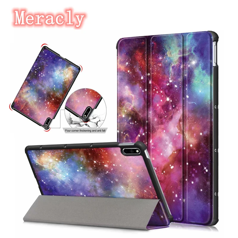 Чехол для Huawei Matepad 10 4 складной Магнитный защитный чехол из искусственной кожи