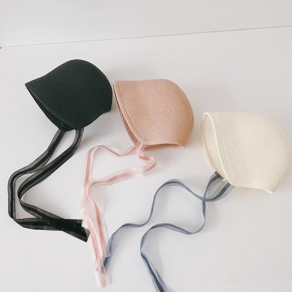 

Женская весенне-летняя детская шляпа для мальчиков и девочек, солнцезащитные Пляжные шапки, повседневная однотонная шляпа, мягкая соломенн...