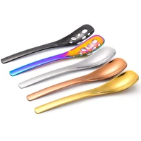 65 pcs mini creative coffee spoons 304 stainless steel high quality gold dessert stirring spoon cute kitchen tools dropshipping
