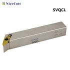 Токарный станок Nicecutt SVQCL, внешний держатель для токарного станка, левая ручка для VCMT