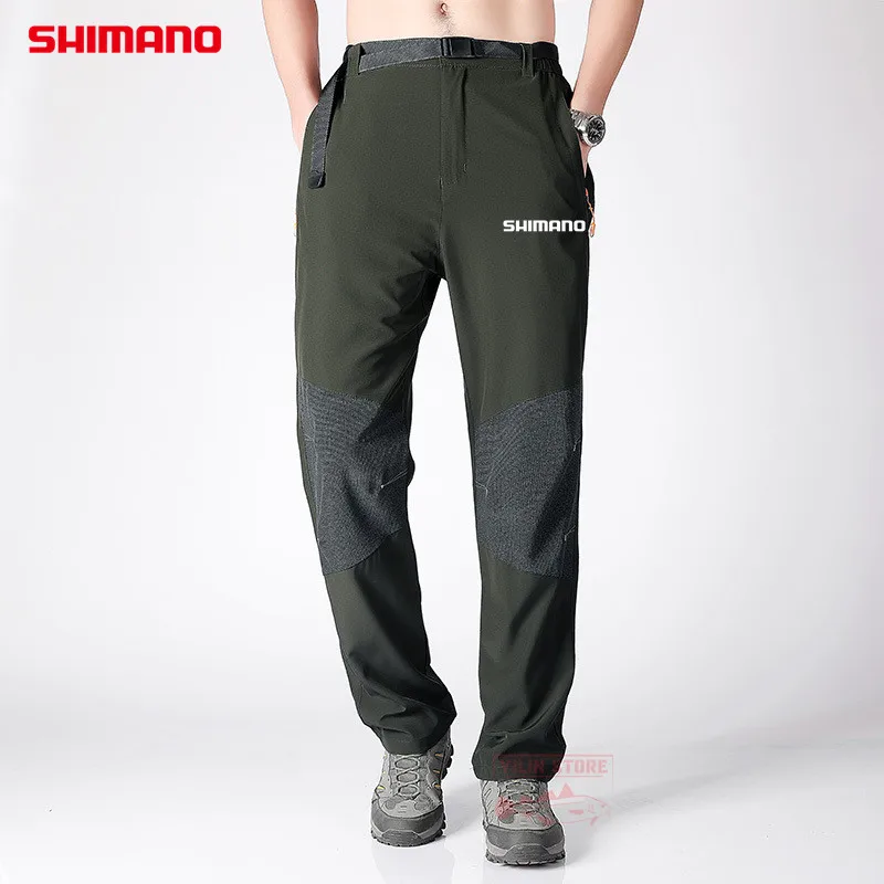 

Мужские дышащие быстросохнущие брюки SHIMANO для рыбалки, эластичные тонкие водонепроницаемые походные брюки для альпинизма, спортивная одеж...