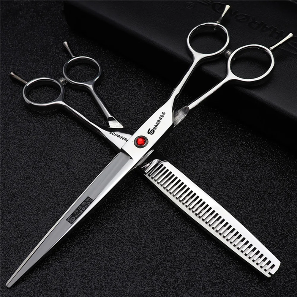 Профессиональные ножницы для груминга собак 7 дюймов стрижки и кошек