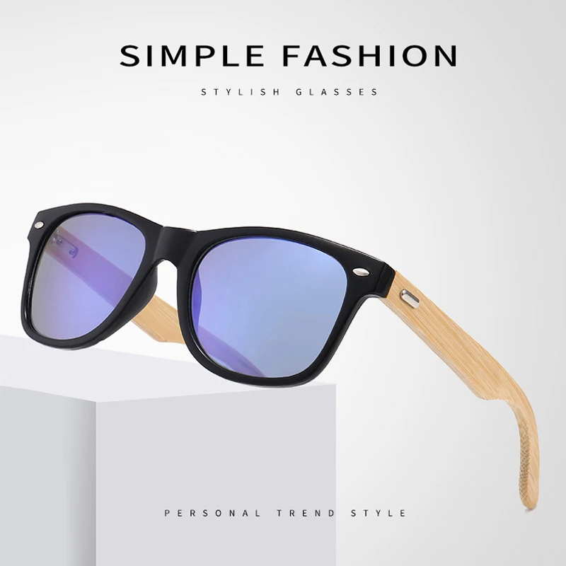 

Bamboo sunglasses men and women travel goggles sunglasses retro wooden legs glasses sunglasses men and women rice nailed bamboo