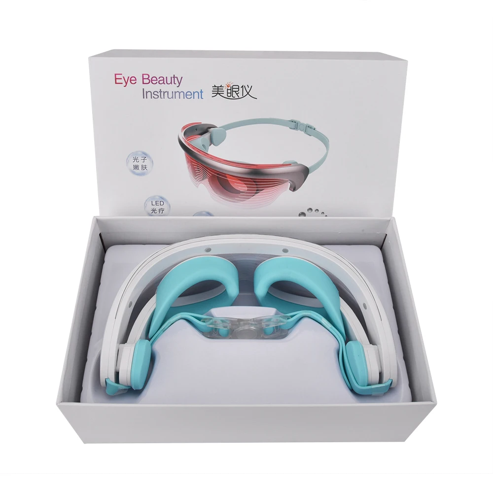 

LED Phototherapy Eye Massager Hot Compress Eye Massage Mask Skin Rejuvenation Instrument Anti-wrinkle Eye Care Beauty Eye Tools