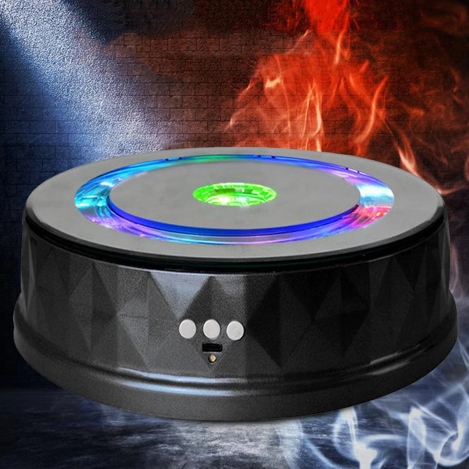 

360 Rotating Display Stand Jewelry Watch Turntable Holder Show Case Shelf