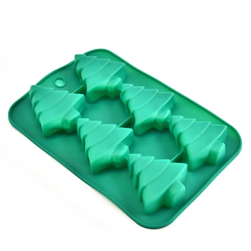 6 рождественских форм силиконовая форма для выпечки Рождественская торта серия