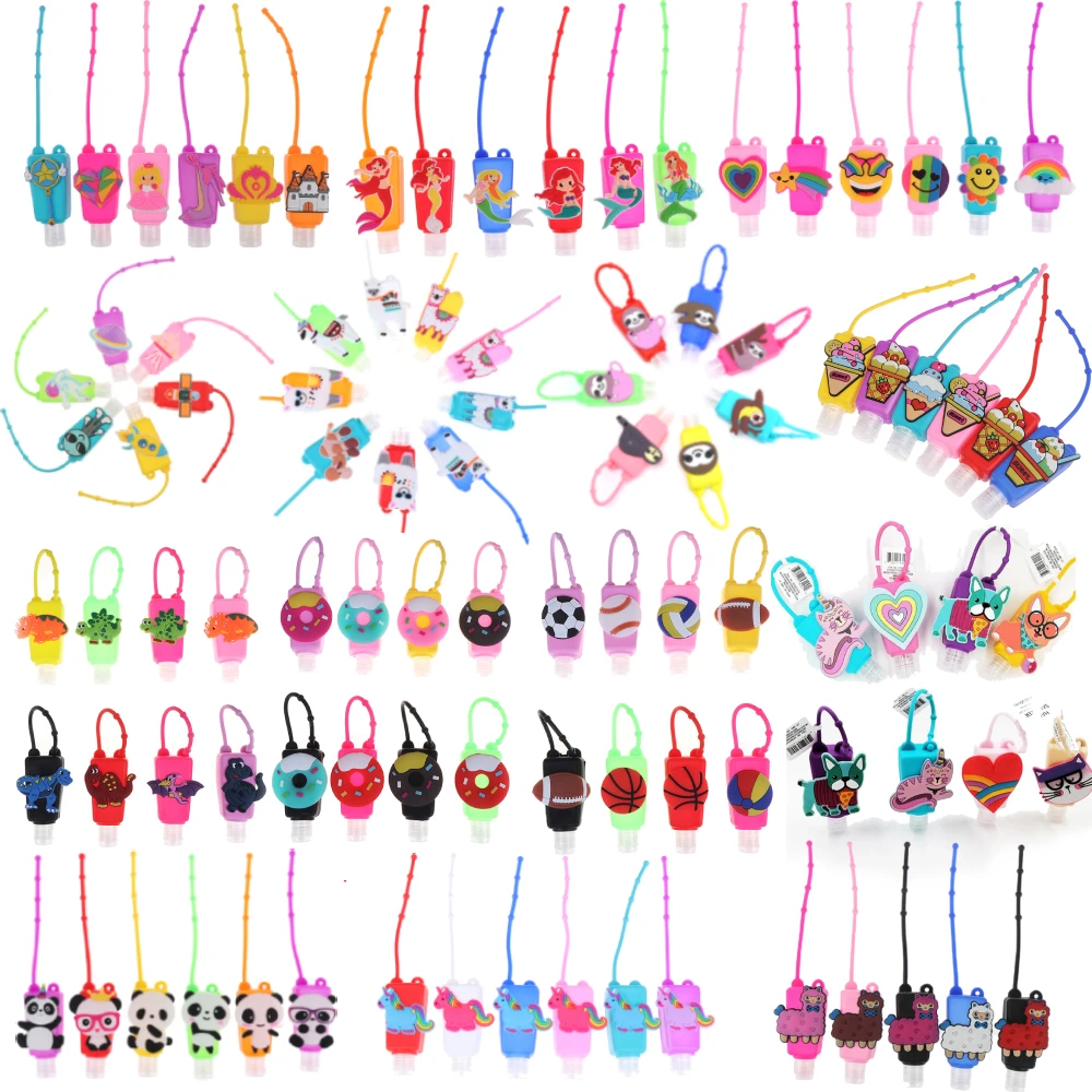 Одноразовый силиконовый держатель для миниатюрный антисептик рук 30 мл 28 видов 1