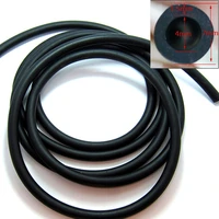 3 x 6mm 4 x 7mm black epdm rubber auto wipers water pipe water spray nozzle connecting tube rubber hose for car